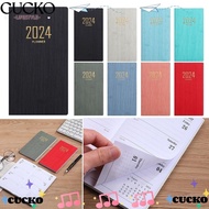 CUCKO 2024 Agenda Book, A6 Pocket Diary Weekly Planner, High Quality with Calendar To Do List English Notepad School Office