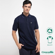 Crocodile COLE - Kaos Kerah Pria Men Polo Original Relax fit - Katun