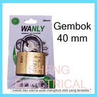 Gembok 38 - 40 mm Gagang Leher Pendek/ Gembok Rumah/ Kamar/ Pagar