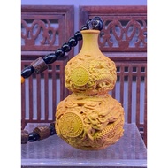 黃楊木 (Boxwood) 葫蘆 (Hu Lu) 車掛 (吉祥如意) - 62.8g