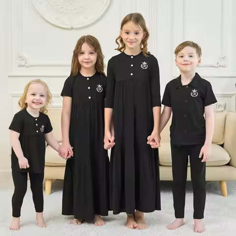 AP SS25 Friday Collection Girls Maxi Dress Embroidery Baby Romper Boys Clothing Set High Quality