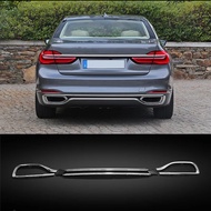 For BMW 7 Series G11 G12 16-19 3x Car Rear Bumper & Rear Cylinder Exhaust Cover Decorate Car Bumper 