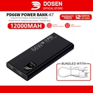 DOSEN original 66W 100%  super fast charge powerbank 50000mah fast charging magsafe powerbank 30000m