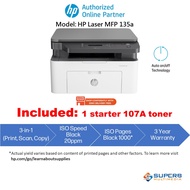 HP Laser MFP 135a (1000pg) 136a (1500pg) LaserJet Pro Printer