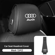 Leather Car Seat Headrest Anti-dirty Protect Cover Car Headrest Cushion Interior Decoration Supplies