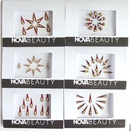 Designer Sticker Bindi | Maroon Sticker Pottu