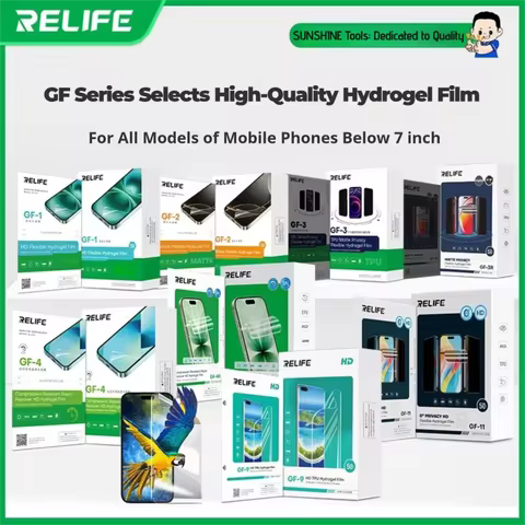 RELIFE GF-1 GF-2 GF-3 GF-9 GF-11 GF-3R GF-4R Pressure-resistant Instant Repair Hydrogel Film HD Matt