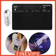 [Finevips] Electric Guitar Amp Portable Amplifier Speaker for Daily Practice Concert