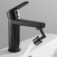 [AS] 720° Black Flexible Faucet Extender Bendable Kitchen Sink Tap Spray Head