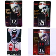 Halloween Dentures Devil Sharp Teeth Ghost Teeth Zombie Vampire Dentures Four Dentures Dentures Plas