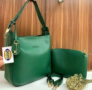 HARGA DISKON !!! Tas wanita FOSSIL green DR050# import terbaru..disean korean..