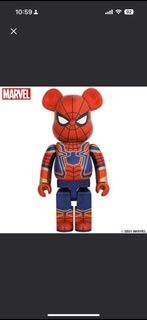 SPIDER SPIDER-MAN BLACK COSTUME BE@RBRICK (100% & 400%)
