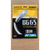 Original Yonex BG 65 Titanium strings