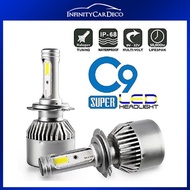 C9 H1 COB Chip 72W 12000LM LED Headlight Bulbs (2 Pcs)