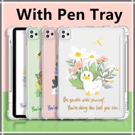 【With pen slot】Cute iPad Case and Cover with Pencil Holder for iPad Air 1 2 3 4 5/ Pro 11 12.9 10.5