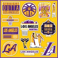 LOS ANGELES LAKERS STICKERS NBA BASKETBALL WATERPROOF STICKERS