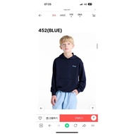 FL hoodie made in Korea 3 colors black / blue / navy size 120 - 160