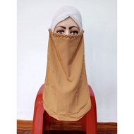 [Gold] walimah veil 2-layer veil/ syar'i bridal veil