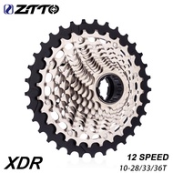 ZTTO 12speed Road Bike XDR Cassette 10-28T 33T 10-36T Bicycle Cogs Steel CNC Lightweight Sprocket fo