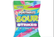 *預購/現貨*Feastables Sour Strikes Gummy Candies – Original Assortment 酸味軟糖綜合包 7.5oz / 212g Feastables S