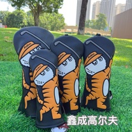 New Malb Tiger Golf Club Cover Wooden Club Cover Club Protective Cover Fairway Wood Iron Wood Cover 