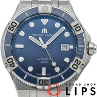 二手 Maurice Lacroix Aikon Venturer 自動機械腕錶，43 毫米，型號 AI6058-SS002-330-2，原廠錶盒和保固卡，不鏽鋼男士腕錶，黑色，成色極佳。