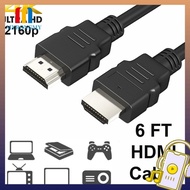 MYRONGMY HDMI Black Cord, 2/1.8/2/3/5M PVC 2.0 HDMI Cable,  Visual Effects No flicker 4K Ultra HD HDMI 2.0 Cable for PC DVD Game consoles Televisions Projectors Display