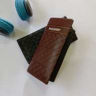 Men's Long Folding Wallet Synthetic Leather Wallet
