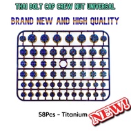 YAMAHA MIO i 125 Universal Titanium bolt cap crew nut 58pcs