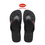 Havaianas Men's Track Waves Flip Flops-Black