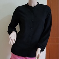 AGENDA Black Blouse Top