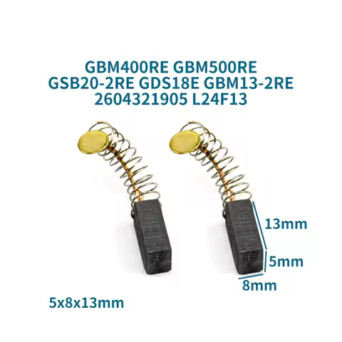Carbon brush for Bosch GBM400RE 500RE GSB20-2RE GDS18E GBM13-2RE 2604321905 L24F13 hand drill carbon