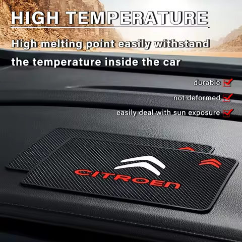 1Pcs Car Dashboard Anti Slip Mats Phone Silicone Pad For Citroen C1 C2 C3 C4 C5 C6 C8 C4L DS3 DS4 DS