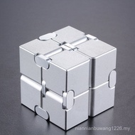Factory Direct INFINITY CUBE Plastic Alloy-Look Decompression Fidget Cube