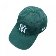 NEW ERA MLB 紐約洋基 9TWENTY 六片棒球帽，綠色，古著