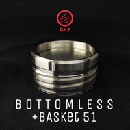 Bottomless 51+ Basket 2 cup 51 for Staresso Sp300 (ใส่Gen3+ไม่ได้)