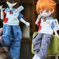 Ob11 Doll Clothes P9 10,000 Times Running Cute POLO Shirt