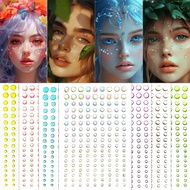 STAR Women's Water Drop Face Makeup Stickers Cosplay Mermaids Stickers Drop Group Props Photography 