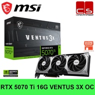 MSI GeForce RTX 5070 Ti 16G VENTUS 3X OC GDDR7 GRAPHIC CARD