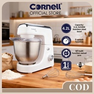 Cornell 600W Stand Mixer 4.2L | Mesin Pengadun Dapur Heavy Duty 5-Speed with Dough Hook, Stainless S