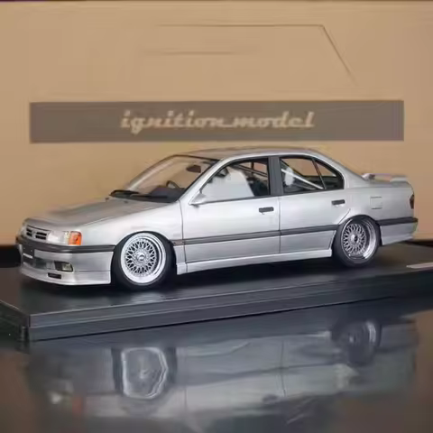 IG Resin Material 1:18 Scale Nissan Primera BBS Wheels Simulated Resin Static Car Model