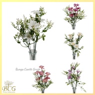 Imported Aster Flowers Mix Frost X7 (Dozens) Artificial Flowers / Plastic Flowers / Decorative Flowe