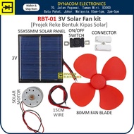 RBT-01 Solar Fan Kit DIY Solar Project [Projek RBT Kipas Solar]