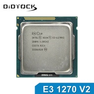 Intel | โปรเซสเซอร์ Intel Xeon E3 1270 V2 1270V2 ความเร็ว 3.5GHz ซ็อกเก็ต LGA 1155
