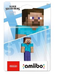 AMIIBO JP - Switch Amiibo Figure: Minecraft Steve 我的世界~ 史蒂夫 (大亂鬥系列)