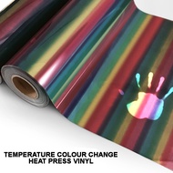 [ CLEARANCE ] TEMPERATURE COLOUR CHANGE HEAT PRESS VINYL / STICKER BAJU PERTUKARAN WARNA BILA PANAS 