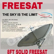 TERLARIS Antena Parabola Solid 240cm / 8ft / 8feet FREESAT Model YURI