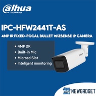 DAHUA IPC-HFW2441T-AS 4MP IR FIXED-FOCAL BULLET WIZSENSE IP CAMERA