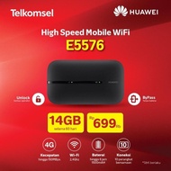 Huawei E5576 Modem Wifi Unlock 4G Free Tsel 14gb Resmi