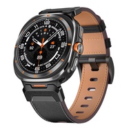 สาย สําหรับ Samsung Galaxy Watch 7 Ultra 47 มม. สายนาฬิกาข้อมือหนังแท้ แบบเปลี่ยน สายนาฬิกา สําหรับ 